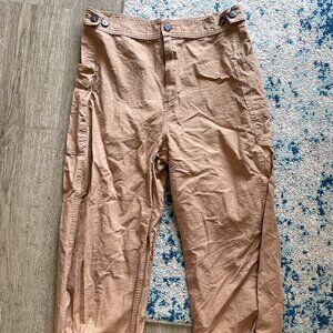 Everlane: The Fatigue Barrel Pant, Color: Toasted Coconut, Size: 8